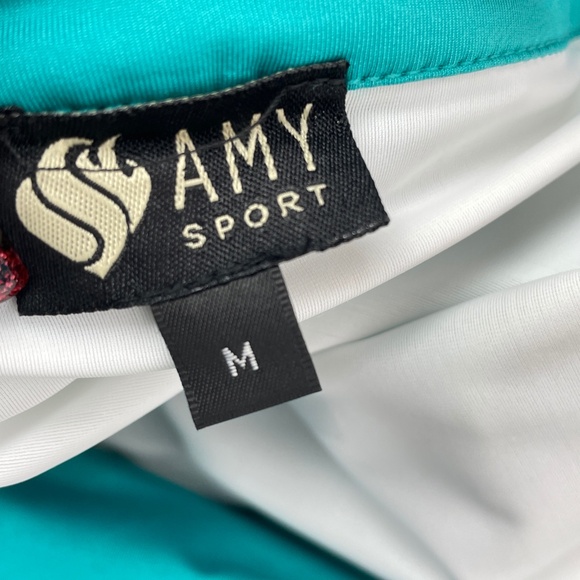 Amy Sport Ocean Green MARISA Pleated Skort Golf Skirt - NWT - Picture 5 of 9